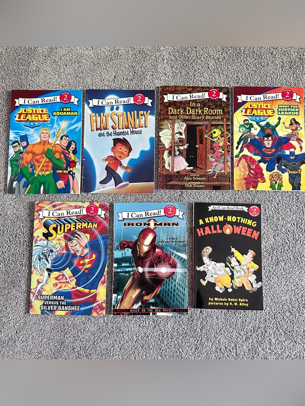 Set of 7 I Can Read Level 2-Reading with Help Books